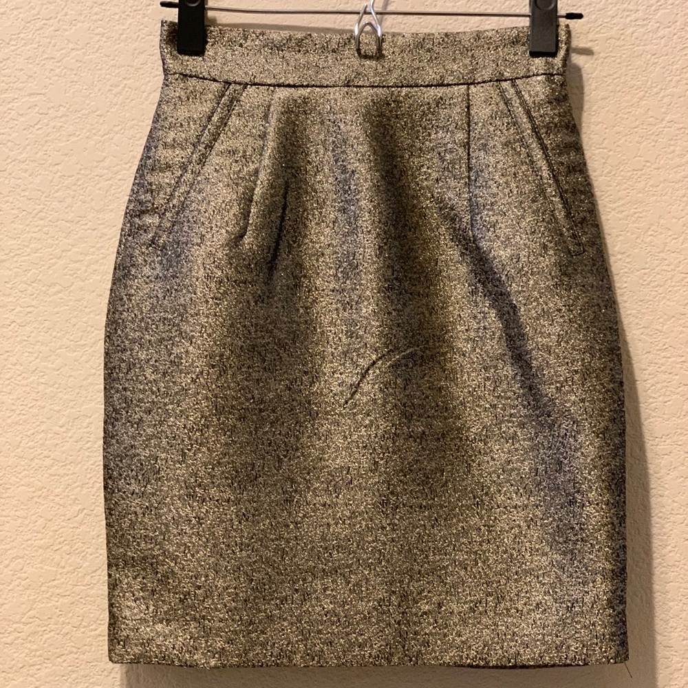 Gold skirt